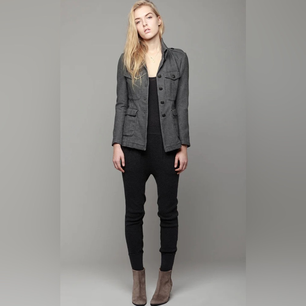 RAG & BONE THE LEIGH Olive Military Cotton Jacket Size 2
